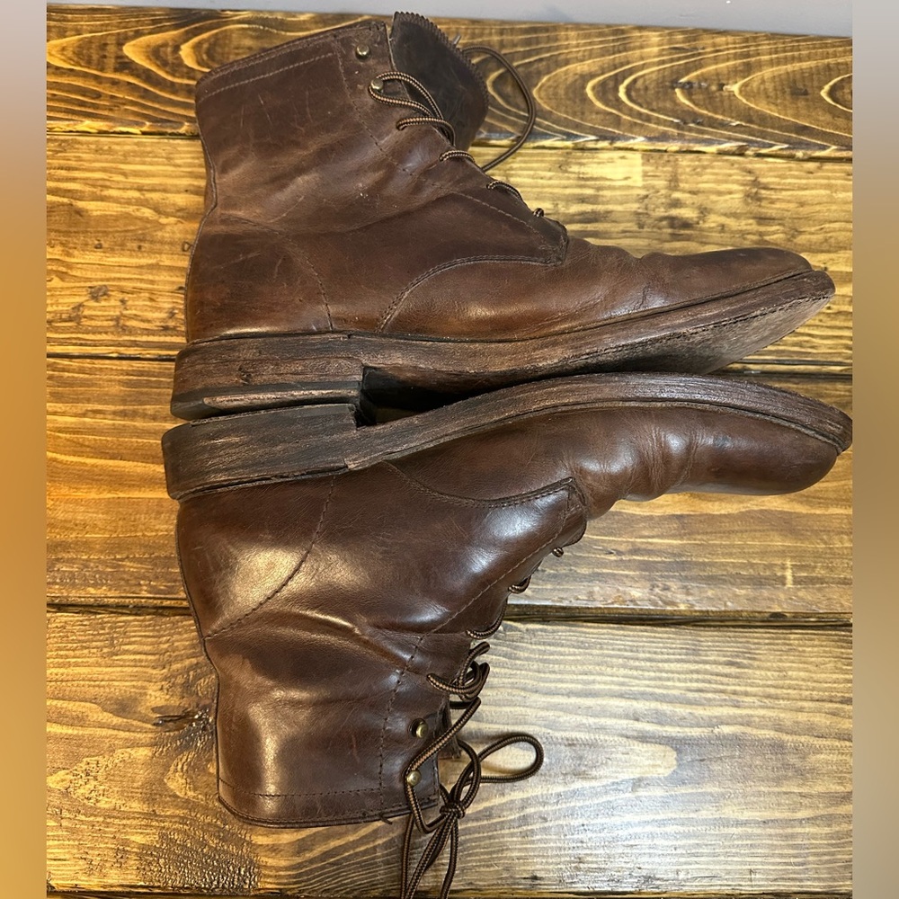 Classic Men's Frye Leather Boots Distressed Traditional/Heritage Style Boot 11.5 - Picture 9 of 11
